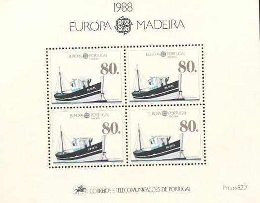 Europa 1988 foglietto