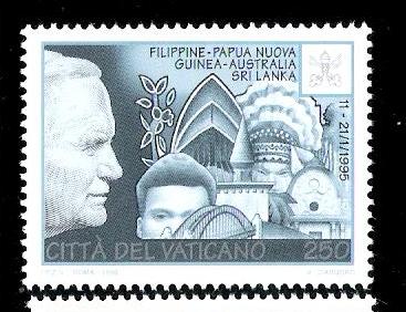 I viaggi di Giovanni Paolo II 1995