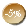 Sconto 5% Speciale e straordinario sconto del 5% per i nostri clienti.