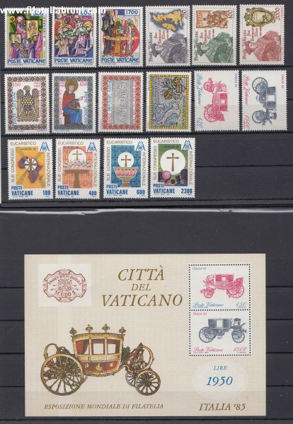 Vaticano  annata completa 1985