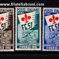 Ginnici international gymnastic festival and meet Florence 1951