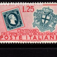 Centenario dei primi francobolli di Sardegna Sardinia Stamps