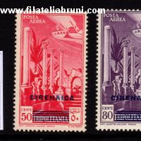 posta aerea francobolli di Tripolitania soprastampati 