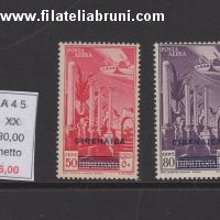 posta aerea francobolli di Tripolitania soprastampati 
