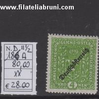 francobolli del 1916 1918 soprastampati 4 kr 