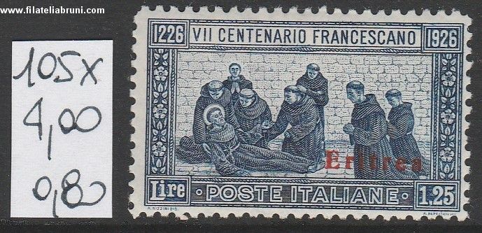 San Francesco lire 1.25