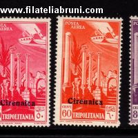posta aerea francobolli di Tripolitania soprastampati