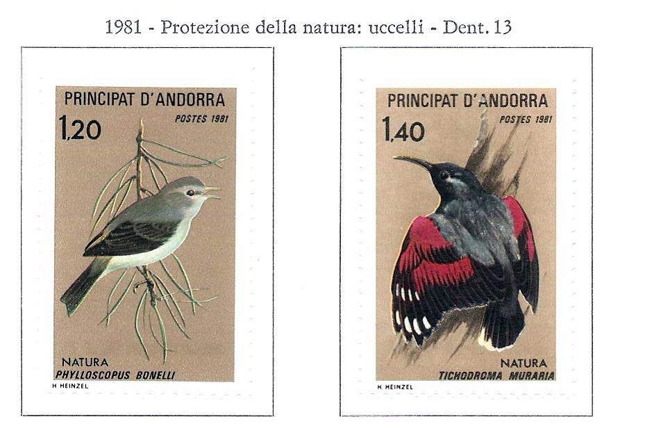 Protezione della natura Uccelli