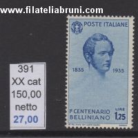 Bellini operatic composer lire 1.25